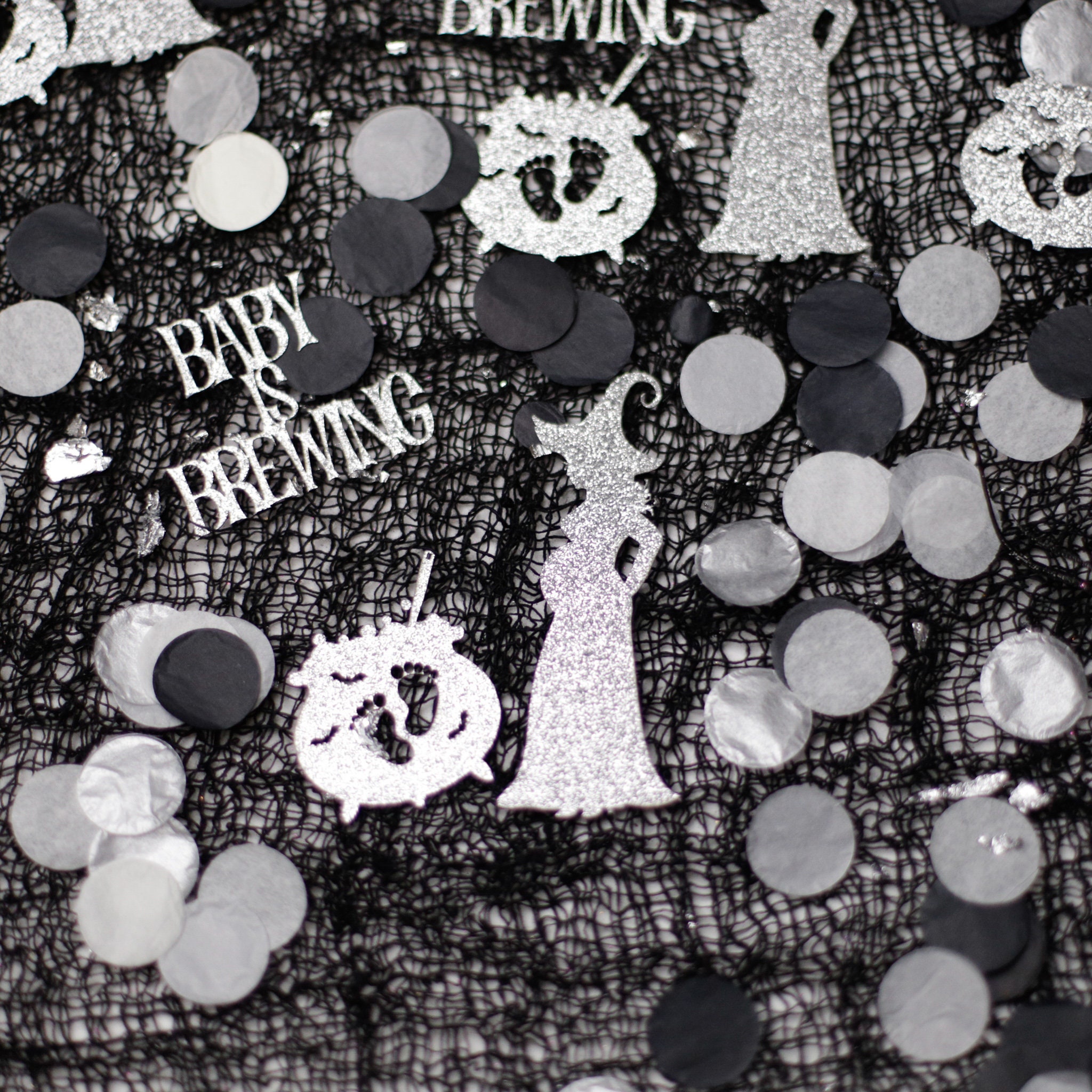 A Baby Is Brewing Halloween Baby Shower Baby Shower Table Decorations Confetti