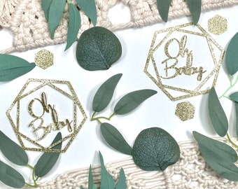 Greenery Baby Shower Confetti, Baby Shower Boy, Oh Baby, Baby Girl Shower, Boho Baby Shower, Baby Shower Decorations Gender Neutral