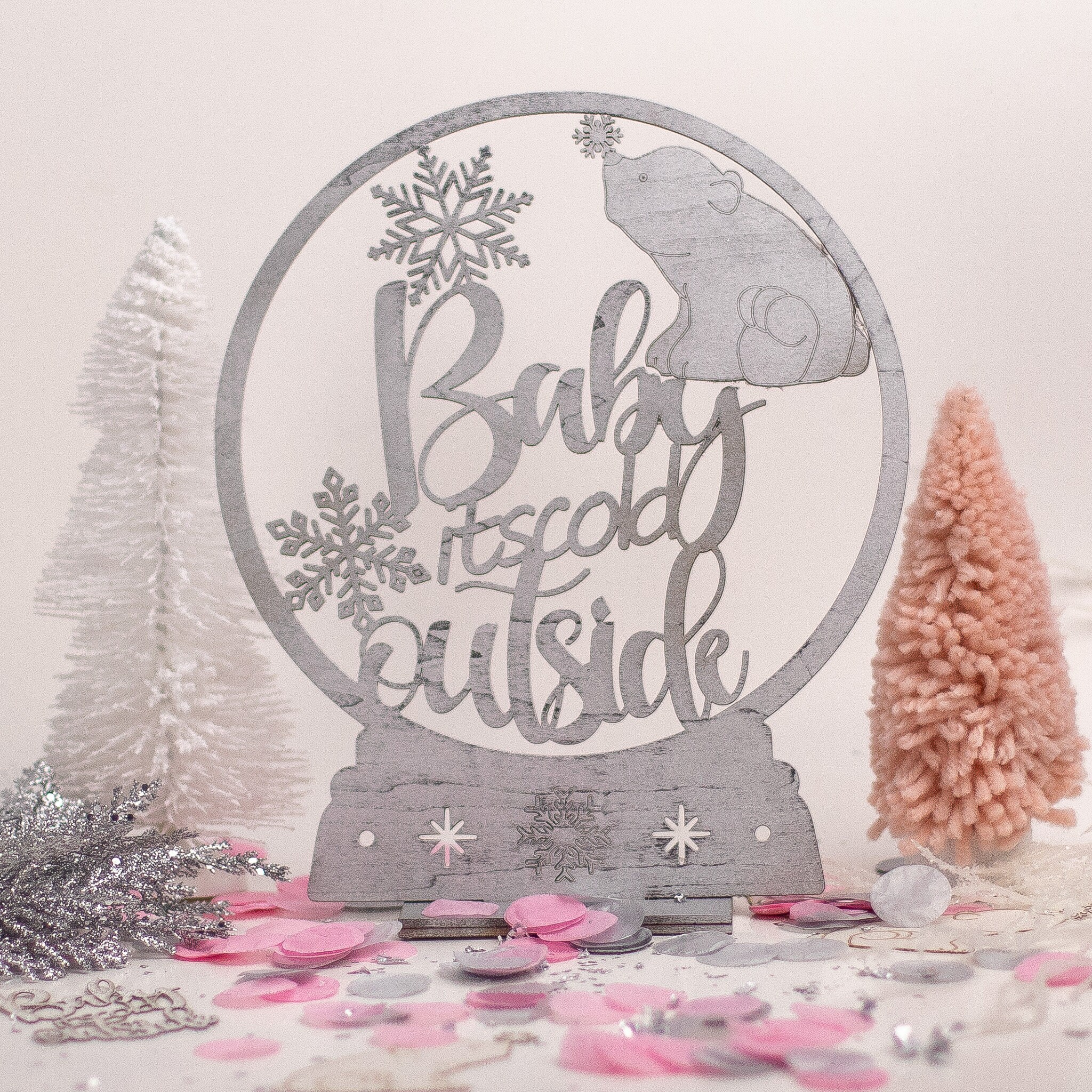 Winter Wonderland Baby Shower Winter Onederland Baby Shower Centerpiece 1st Birthday Baby Its Cold Outside Baby Shower Polar