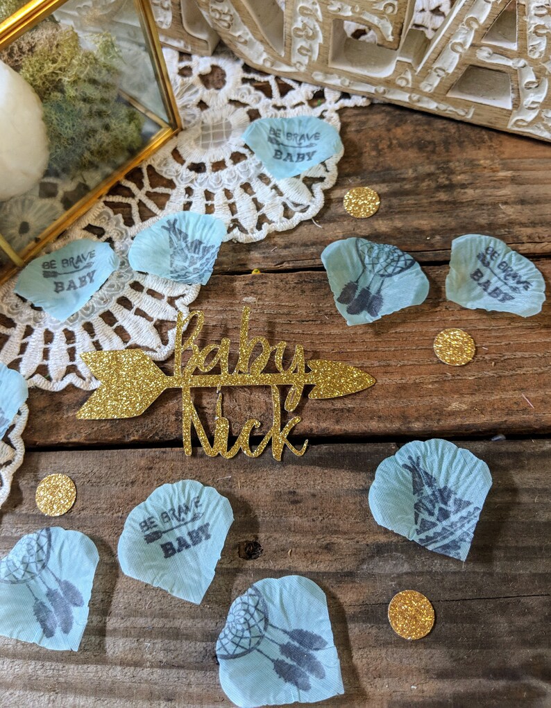 Boy Baby Shower Decor Custom Personalized Name Tribal First Birthday Boho