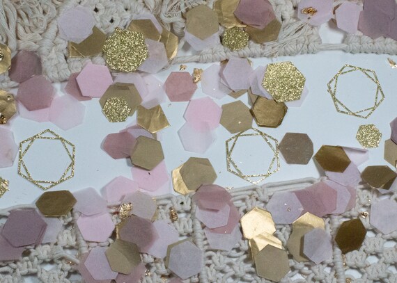 Boho Party Decor, Baby Shower Decorations , Baby Shower Decor, Rose Gold Party Decorations, Boho Baby Shower, Confetti, Il_570xn