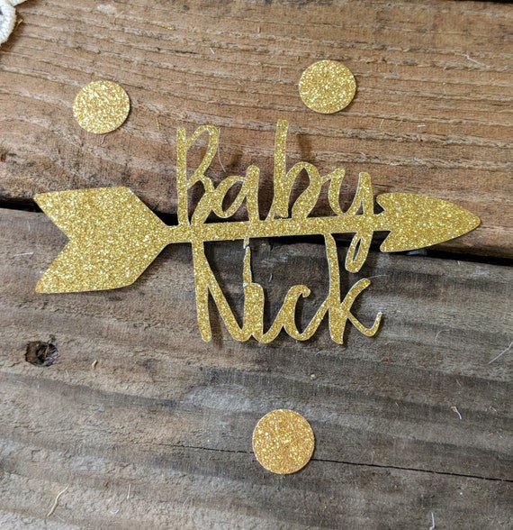 Baby Shower Decor, Custom Confetti, Custom Name, Tribal Baby Shower, First Birthday, Boho Baby Shower, Custom Name, Personalized Confetti Il_570xn