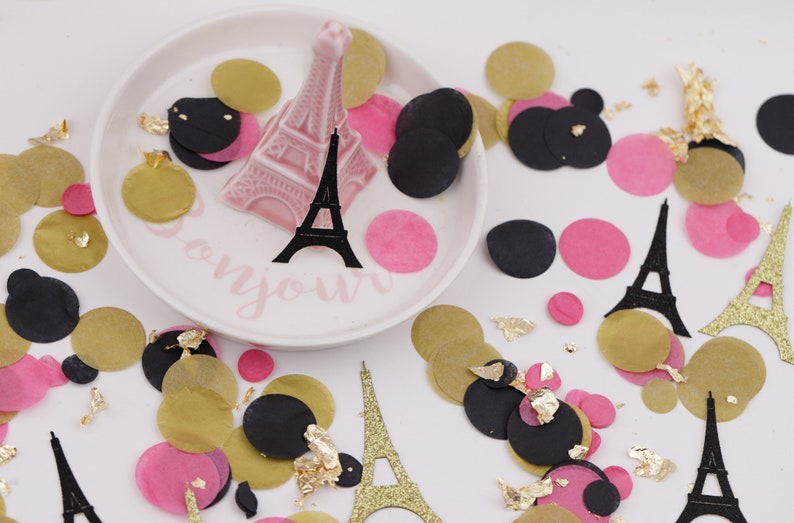 Paris Party Decorations Eiffel Tower Centerpiece Paris Theme Bridal Shower Confetti Paris Theme Party Eiffel Tower Birthday