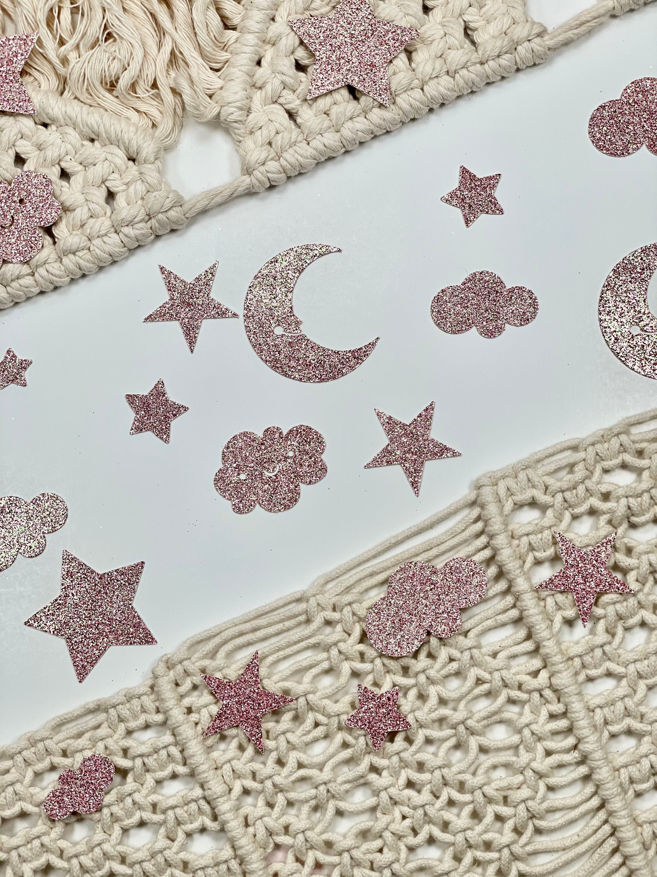 Twinkle Twinkle Little Star Gender Reveal Twinkle Twinkle Little Star Baby Shower Moon and Star Star Confetti