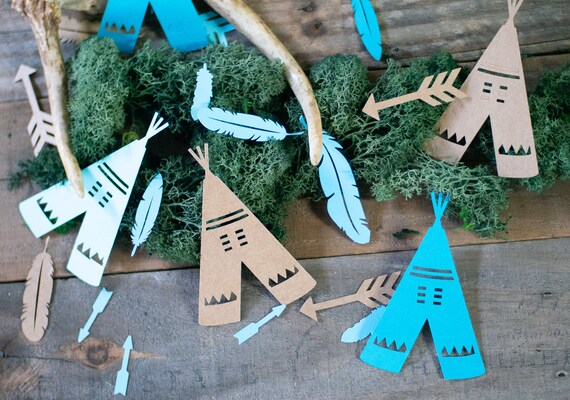 Woodland Baby Shower, Baby Shower Boy, Tribal Baby Shower, Boho Baby Shower, First Birthday, Birthday Party , 1st Birthday Boy, Confetti Il_570xn