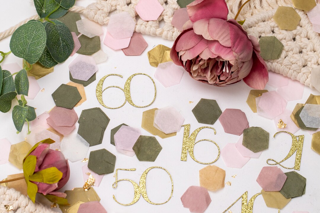 Birthday Confetti, Custom Confetti, Birthday Decorations for Women