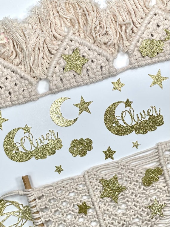 Twinkle Twinkle Little Star Baby Shower, Custom Name, Moon and Star Baby Shower, Twinkle Twinkle Little Star Gender Reveal, Custom Confetti Il_570xn