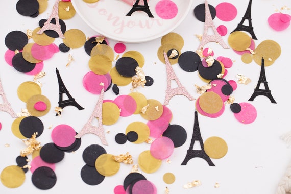 Paris Party Decorations, Eiffel Tower Centerpiece, Paris Theme Bridal Shower, Confetti, Paris Theme Party, Eiffel Tower Birthday Il_570xn