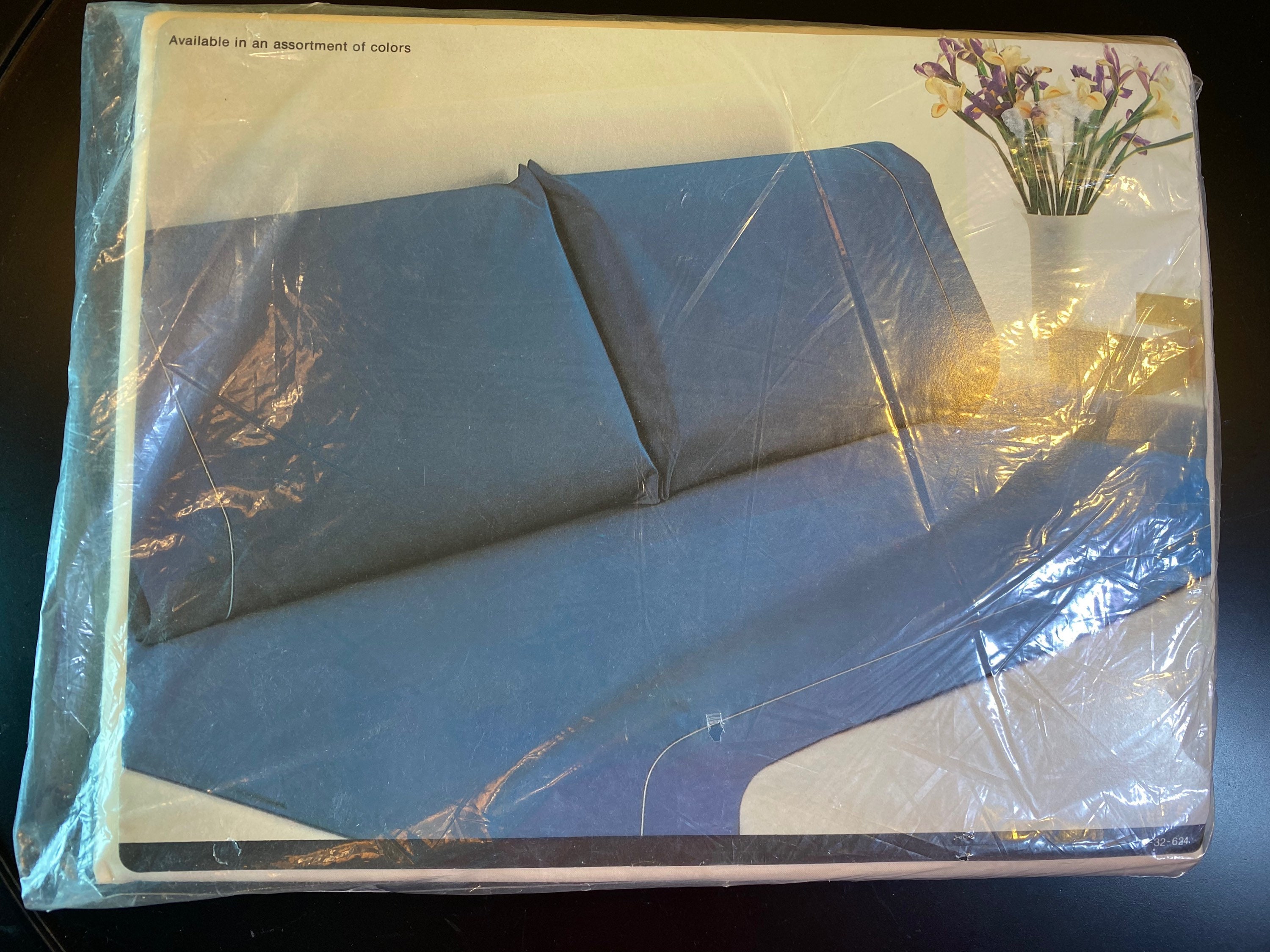 Vintage Sheet Full Flat JC Penney Percale 50/50 Cotton/poly Pale Camel