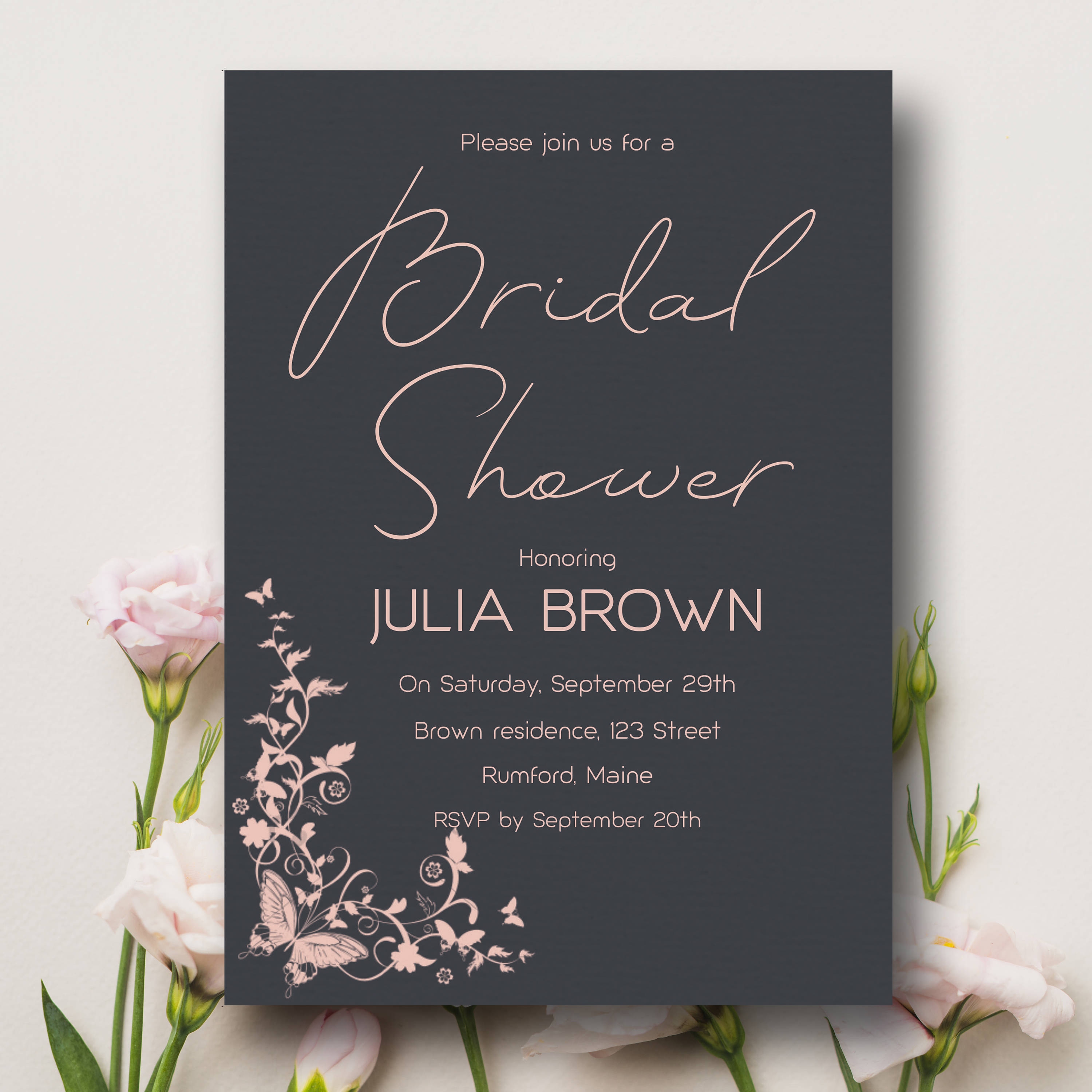 Gray and Crimson Bridal Shower Invitation, Printable Bridal Shower card, Gray and Crimson Bridal Shower Invite, Editable Bridal Shower Template photograph regarding Printable Bridal Shower Card referred to as Gray and Purple Bridal Shower Invitation, Printable Bridal Shower card, Gray and Purple Bridal Shower Invite, Editable Bridal Shower Template