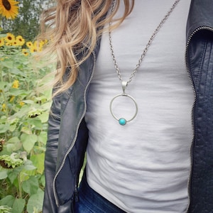 Sterling Silver Stonehenge Necklace * Stonehenge Crystal