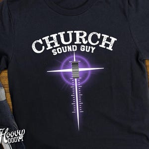 Church Sound Guy T-Shirt, Funny Audio Tech Tee