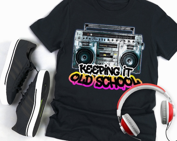 Keeping It Old School 80s 90s Boombox T Shirt Music Lovers Keeping It Old School 80s 90s Boombox T Shirt Music Lovers