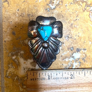 Navajo Ernest Tafoya Sterling Copper Bracelet Lovely Indian