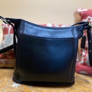 Vintage Coach Slim Duffle (9816) in black
