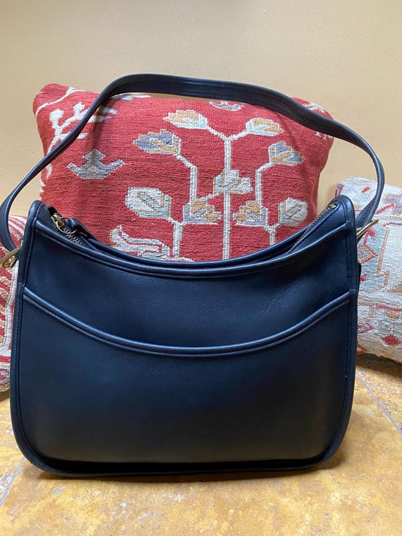 Vintage Coach Black, Classic Hobo, EUC - Etsy Vintage Coach Black, Classic Hobo, EUC - Etsy