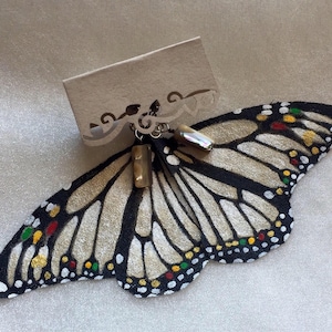 Hand Painted & Crafted Monarch Butterfly Earrings - &quot;the Reggae Pearl&quot;