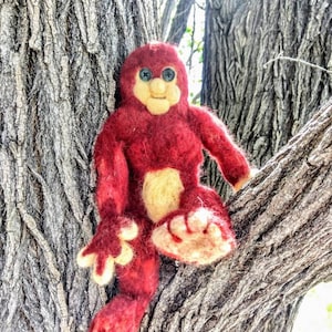 Handmade Wool Bigfoot Cryptid Plush