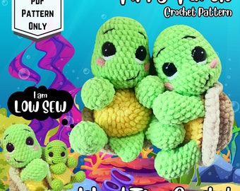 DIGITAL FILE ONLY - Tippy Turtle crochet pattern