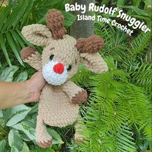 DIGITAL PATTERN ONLY - Rudolf Baby Reindeer Crochet Pattern, Deer ...