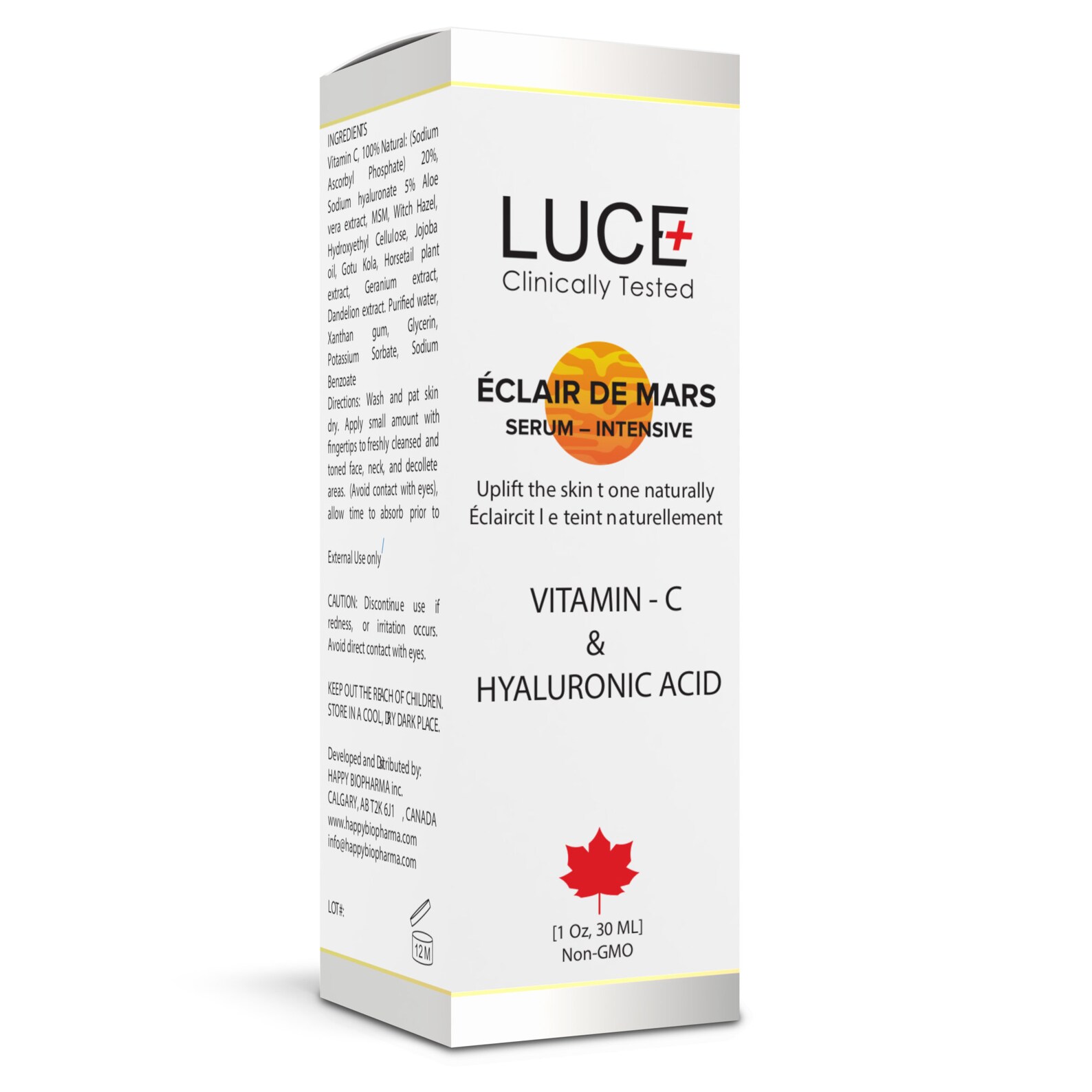 LUCE SERUM C - Vitamin C - Hyaluronic Acid 30 ML - Etsy