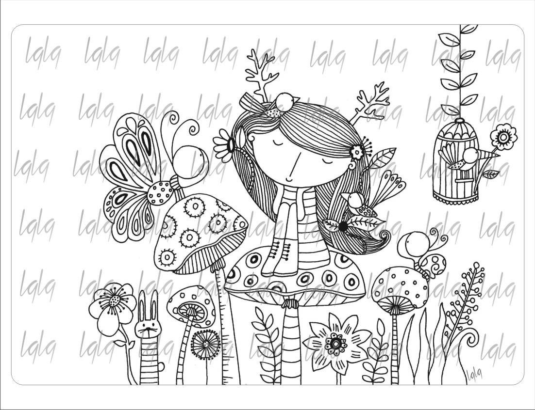 5 IMAGESColorColoring BookPrintable Adult Coloring Book | Etsy