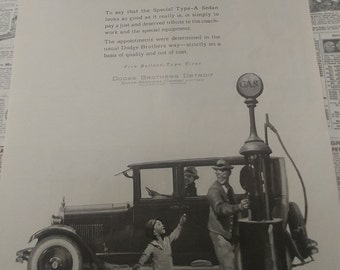 Vintage Dodge Brothers 1924 ad