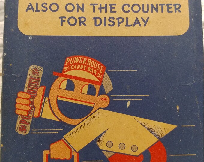 Vintage Powerhouse Candy Bar Box Etsy
