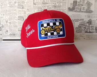 Authentic "Bill Jones" Vintage Indy Oldtimers baseball cap