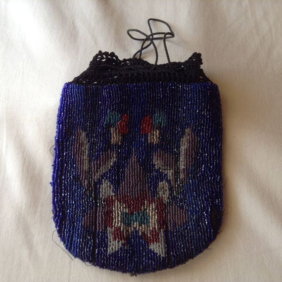 1920's   Beaded Reticule Purse - image 2