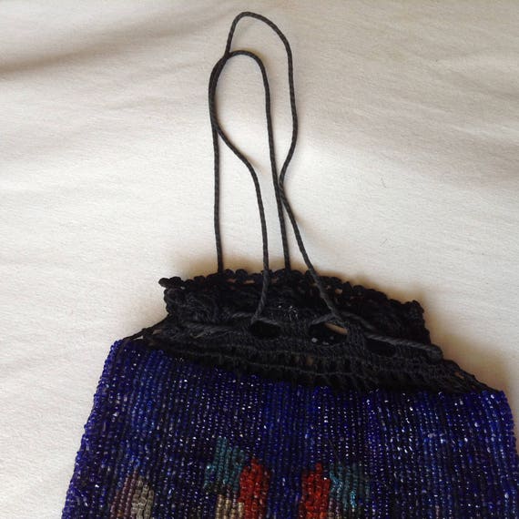 1920's   Beaded Reticule Purse - image 5