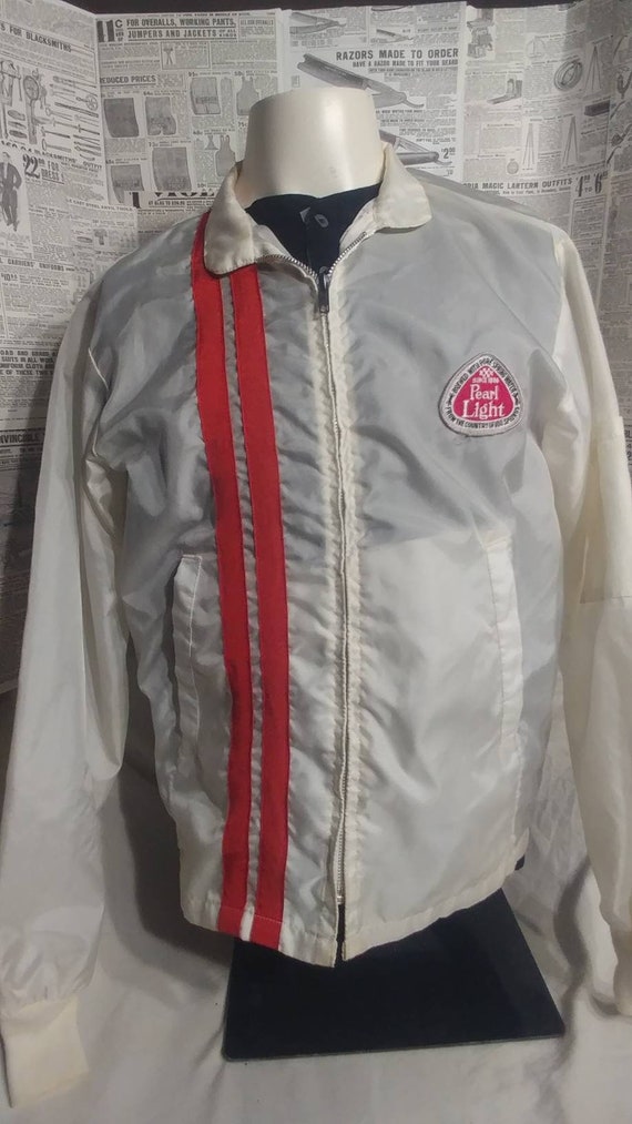 Vintage Pearl Light Beer Windbreaker