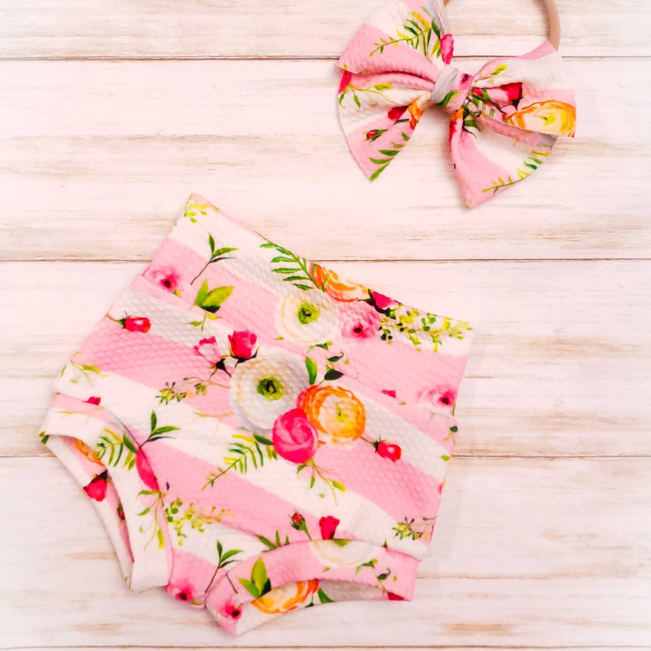 High Waisted Baby Bummie Baby Girl Bummies Newborn Bummies Etsy