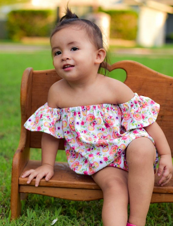 Baby girl easter romper discount