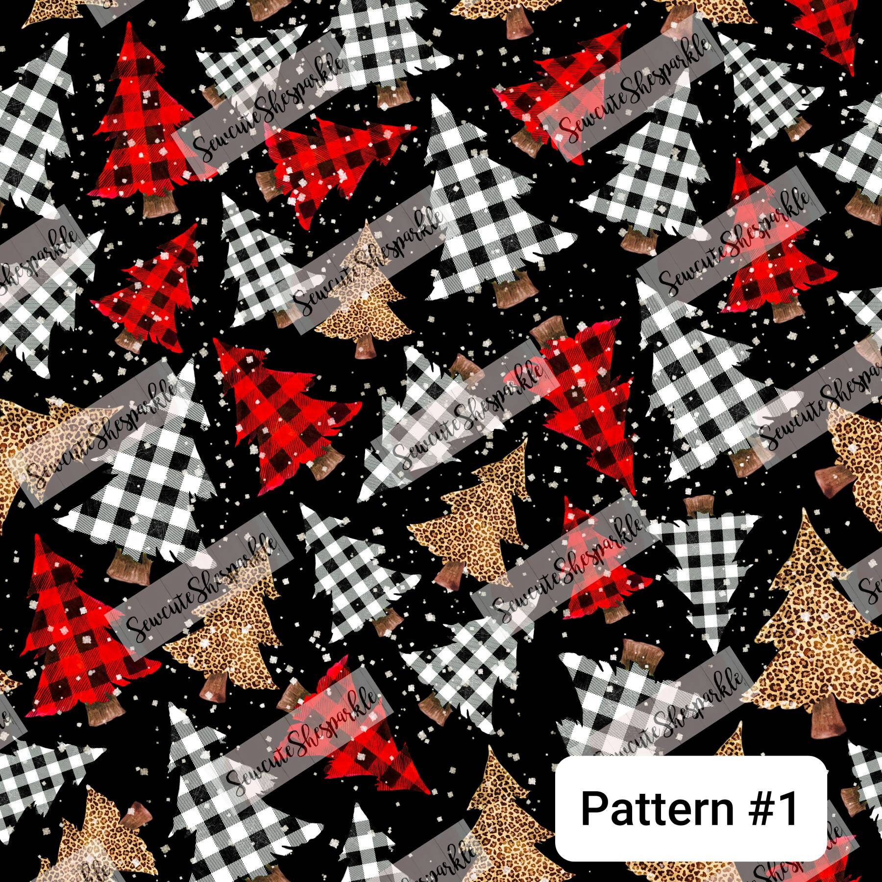 Christmas fabric by the yard Christmas plaid fabric Buffalo Etsy