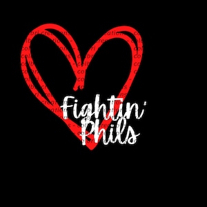 Phils Heart Digital Download - SVG - PNG