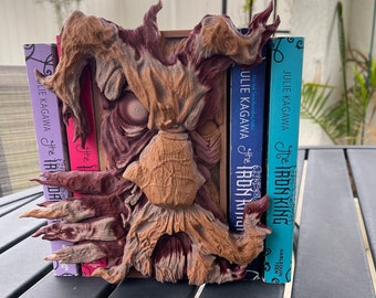 Scary Tree Book Nook 3D Printed Choose Color Fantasy Book Shelf Decor Book End 4x8 Horror
