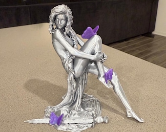 Silver Alchemist Statue | Bookshelf Decor | Bookish Merch