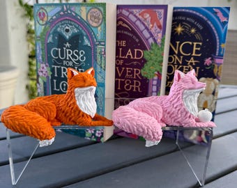 Perchling Fox | Shelf Sitter | Bookshelf decor