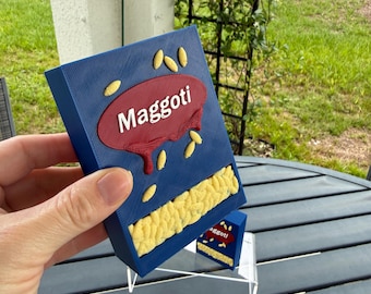 Maggot Pasta | Bookshelf Decor Bookish Merch