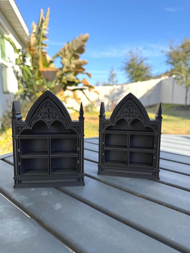 Victorian Mini Shelf | Gothic | Book Shelf Decor | Updated Design image 1