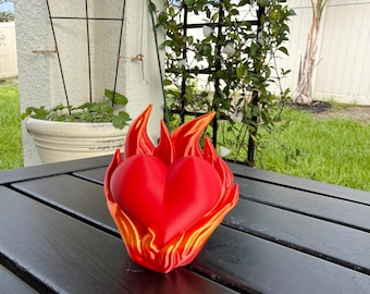 Heart on Fire | Bookshelf Decor Bookish Merch