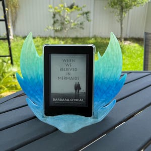 Mermaid Tail E Reader Holder 3D Printed Choose Color Fantasy Book Shelf Decor Kindle