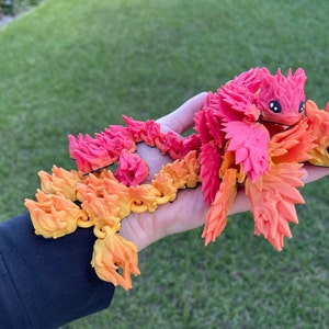 Phoenix Dragon Articulerende 3D Print Gift Toy Decor Fire Dragon