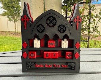 Gothic Book Tracker | Bookshelf Decor Bookish Merch