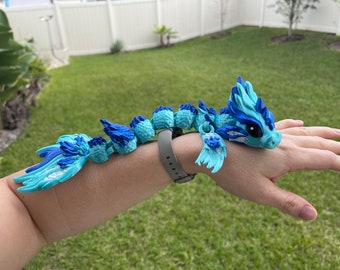 Sea Dragon Articulating 3D Print Gift Toy Decor Ocean Water Mermaid Dragon