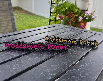 Donut Sign | Home Decor Bookshelf Decor