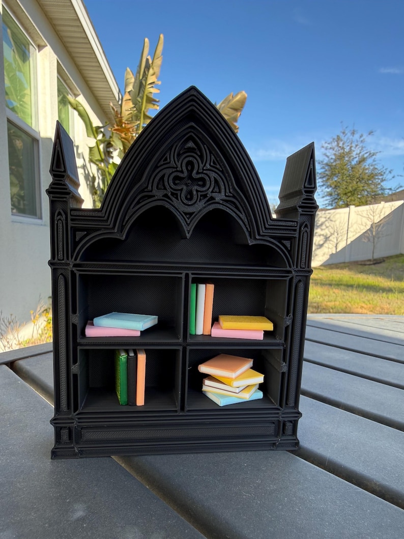 Victorian Mini Shelf | Gothic | Book Shelf Decor | Updated Design image 5