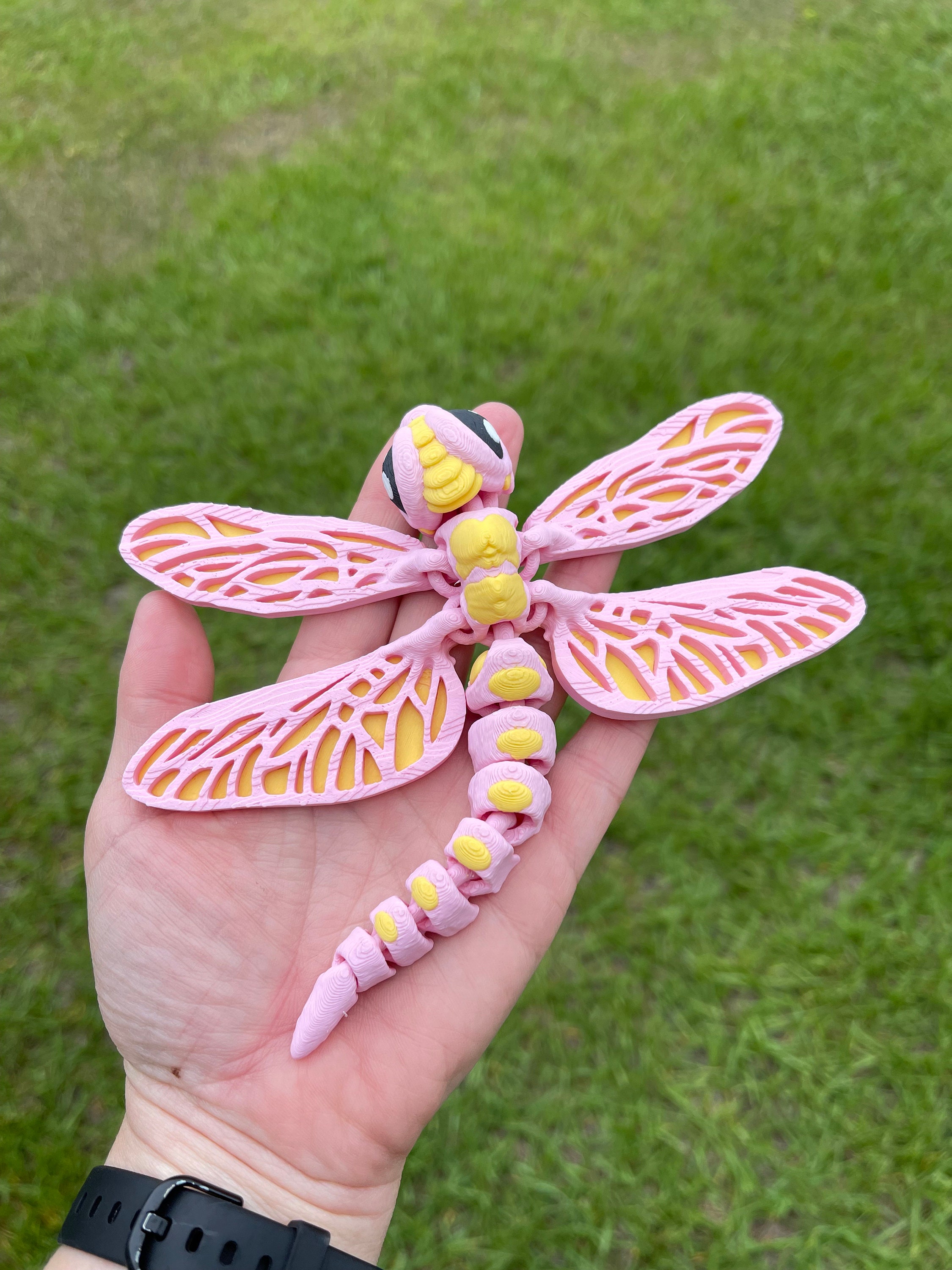 Dragonfly Articulating 3D Print Customizable Choose Color - Etsy