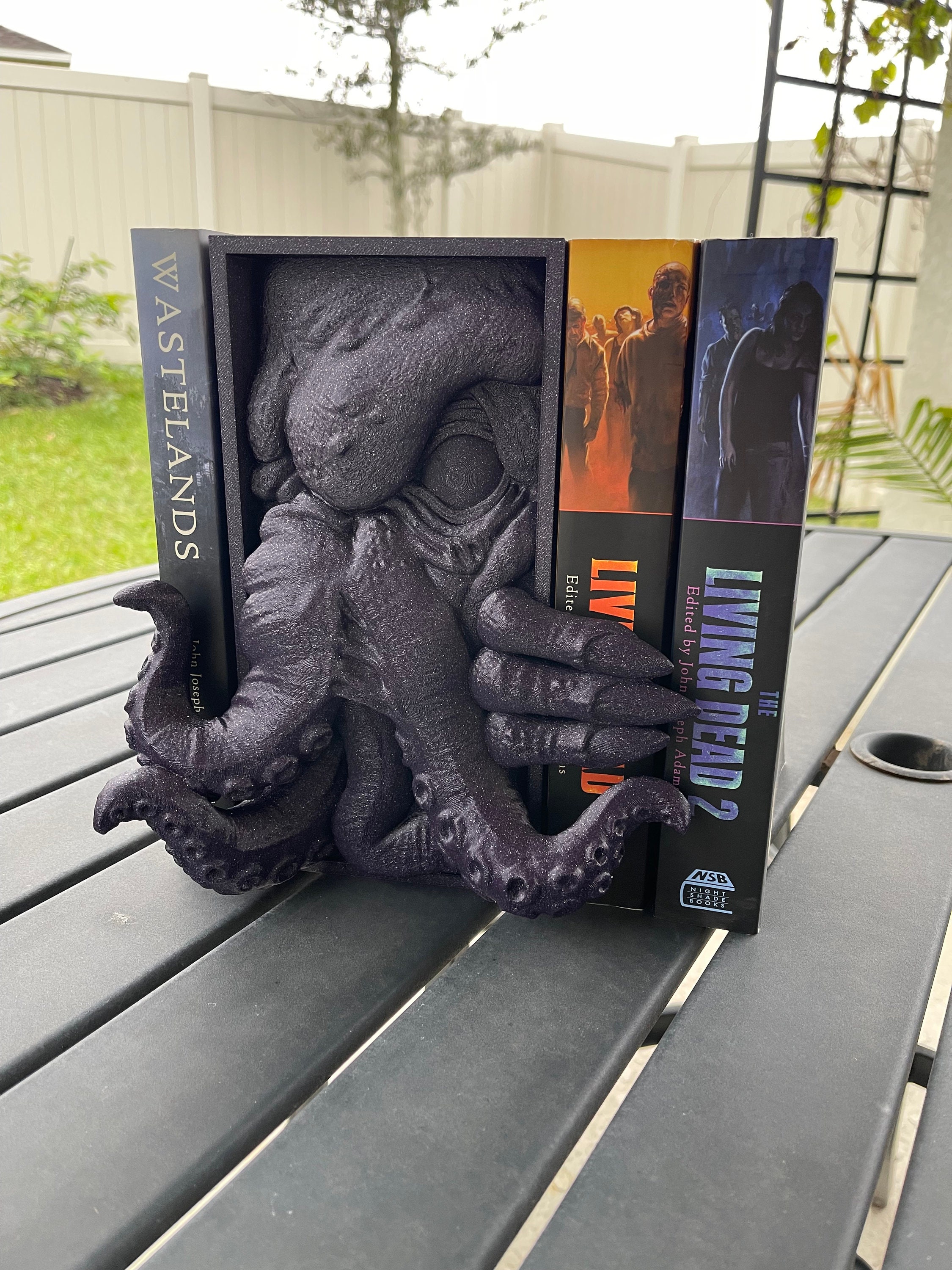 Octopus Book Nook 3D Printed Choose Color Fantasy Book Shelf Decor Book ...